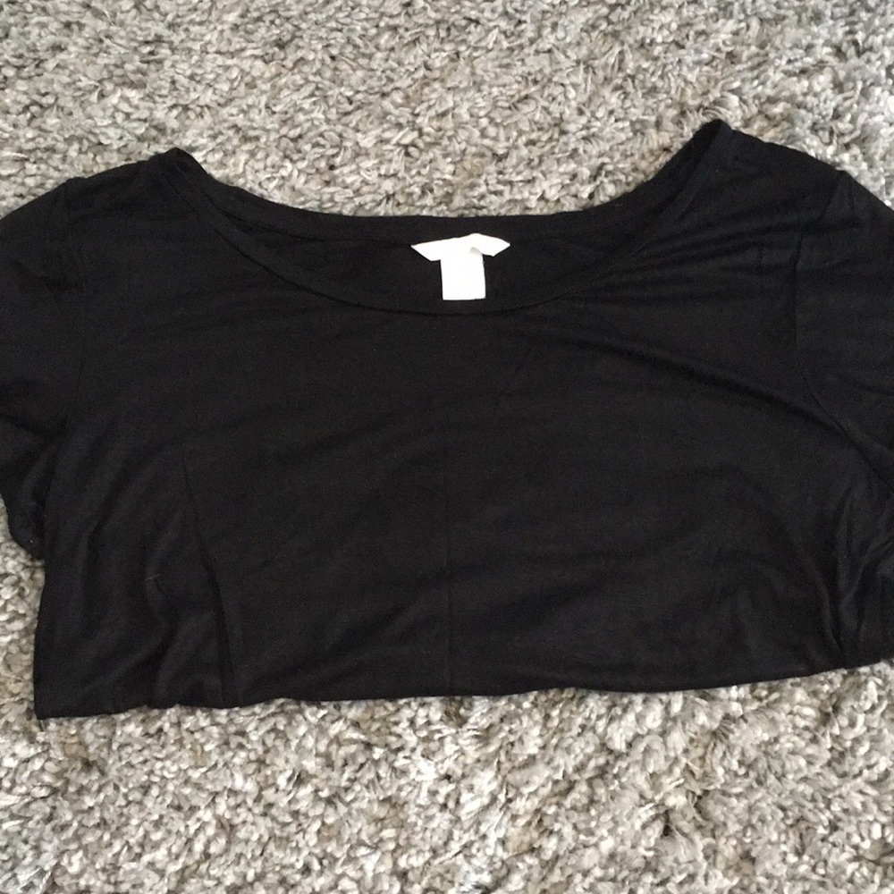 SALE! Black Basic Lightweight Tee